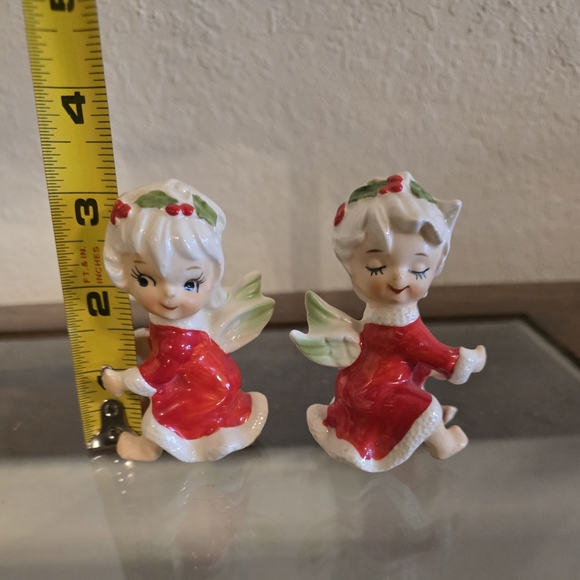 Vintage Lefton Japan Pixie Girl Angel Candle Stick decor. - Picture 7 of 10